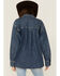 Image #4 - Ariat Women's Long Sleeve Button-Down Denim Shacket , Blue, hi-res