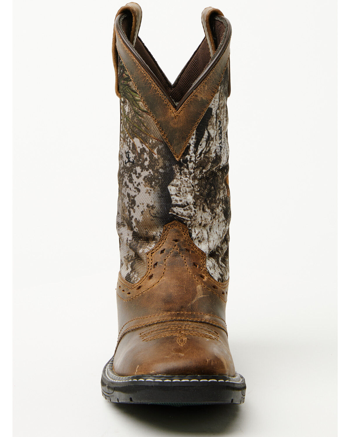 Image #4 - Cody James Boys' Tucker Western Boots - Broad Square Toe, Brown, hi-res