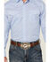 Image #3 - Wrangler 20X Men's Geo Print Long Sleeve Snap Stretch Western Shirt, Blue, hi-res