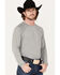 Image #2 - RANK 45&reg; Men's Solid Performance Long Sleeve T-Shirt, Charcoal, hi-res