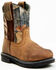 Image #1 - Cody James Boys' Real Tree Camo Work Boot - Round Toe, Brown, hi-res