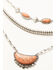 Image #2 - Shyanne Women's Stone Statement Layered Necklace , Pink, hi-res