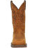 Image #4 - Durango Men's Rebel Waterproof Western Boots - Broad Square Toe, Brown, hi-res