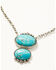 Image #2 - Shyanne Women's Moonbeam Turquoise Stone Necklace & Earrings Jewelry Set, Turquoise, hi-res