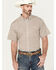 Image #1 - RANK 45&reg; Men's Buckaloo Print Short Sleeve Button-Down Stretch Western Shirt, Multi, hi-res
