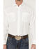 Image #3 - Resistol Men's Solid Long Sleeve Button Down Western Shirt, White, hi-res