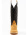 Image #4 - Hondo Boots Men's Roughout Western Boots - Broad Square Toe, Brown, hi-res