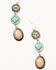 Image #1 - Shyanne Women's Triple Tier Earrings, Silver, hi-res