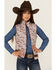 Image #2 - Ariat Girls' Bella Reversible Vest, Purple, hi-res