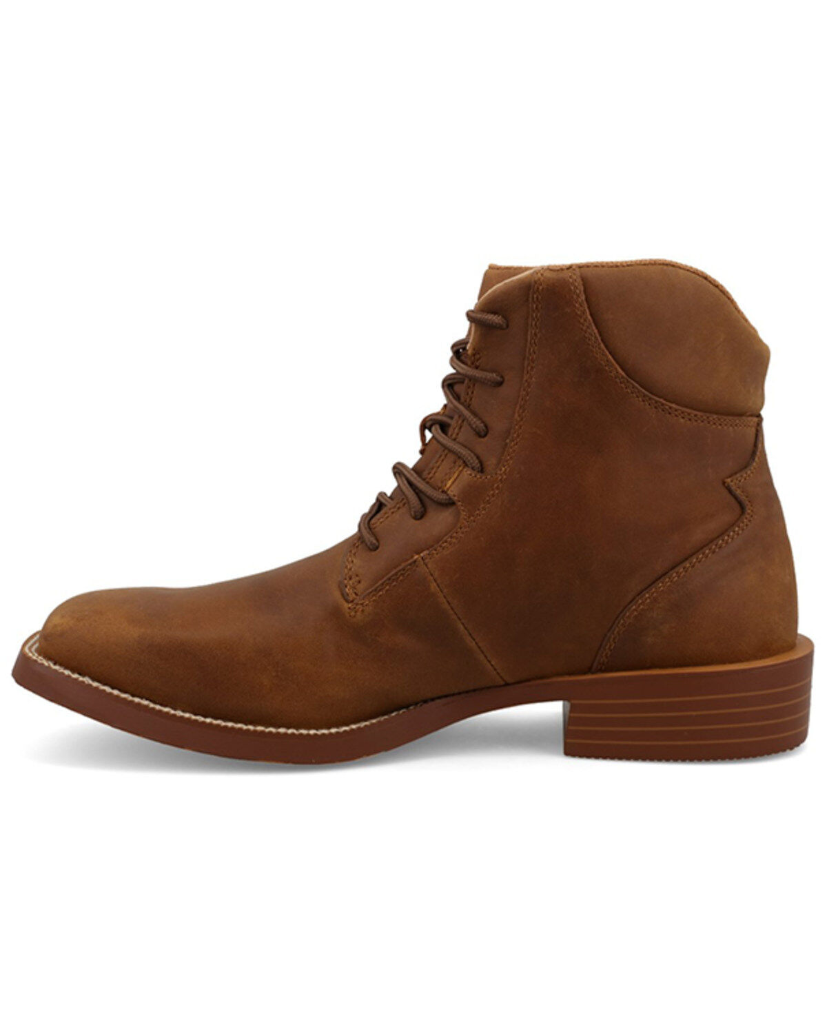 Image #3 - Twisted X Men's 6" Tech X&trade; Lace Up Casual Boots - Broad Square Toe, Tan, hi-res