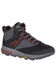 Image #1 - Merrell Men's Zion Waterproof Hiking Boots - Soft Toe, Black, hi-res