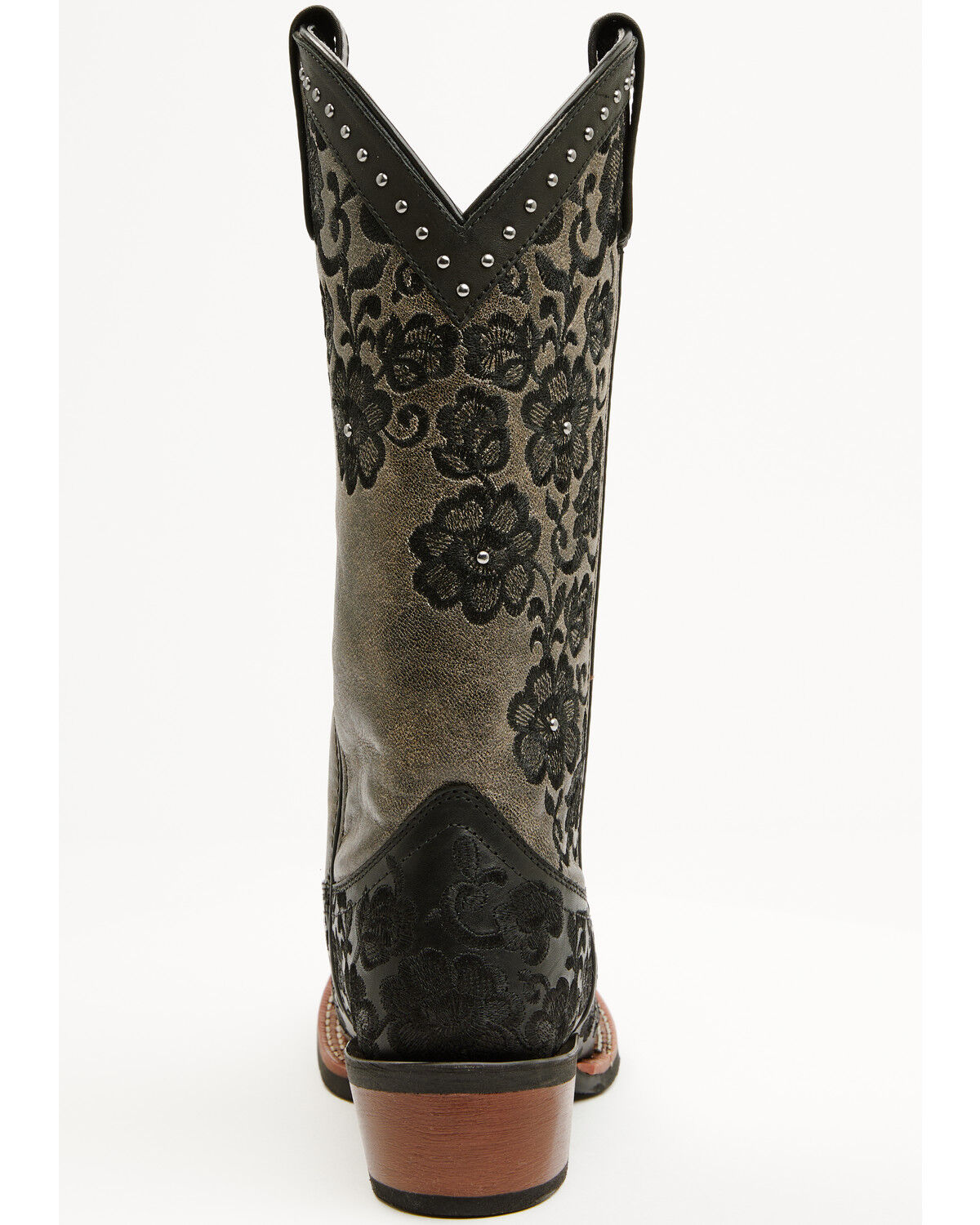 Image #5 - Laredo Women's Flora Performance Western Boots - Broad Square Toe, Black, hi-res