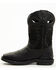 Image #3 - Double H Men's Shadow Waterproof Performance Western Boots - Broad Square Toe, Black, hi-res