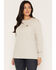 Image #2 - Ariat Women's Rebar Cotton Strong Flying Eagle Long Sleeve Work T-Shirt, Grey, hi-res