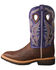 Image #2 - Twisted X Men's Lite Cowboy Elephant Print Western Work Boots - Alloy Toe, Brown, hi-res