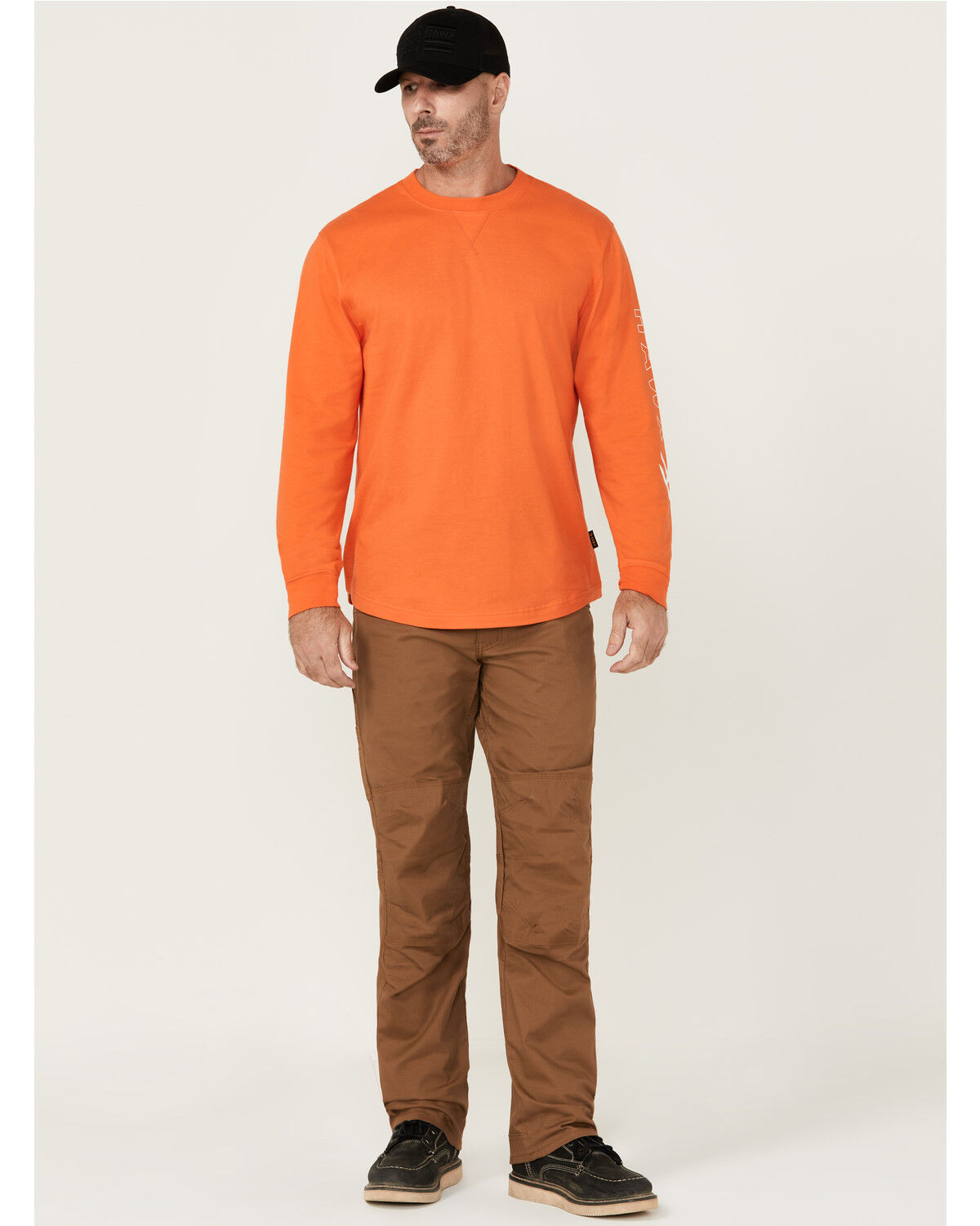 Image #1 - Hawx Men's Xtreme Double Front Ripstop Work Pants - Big, Brown, hi-res