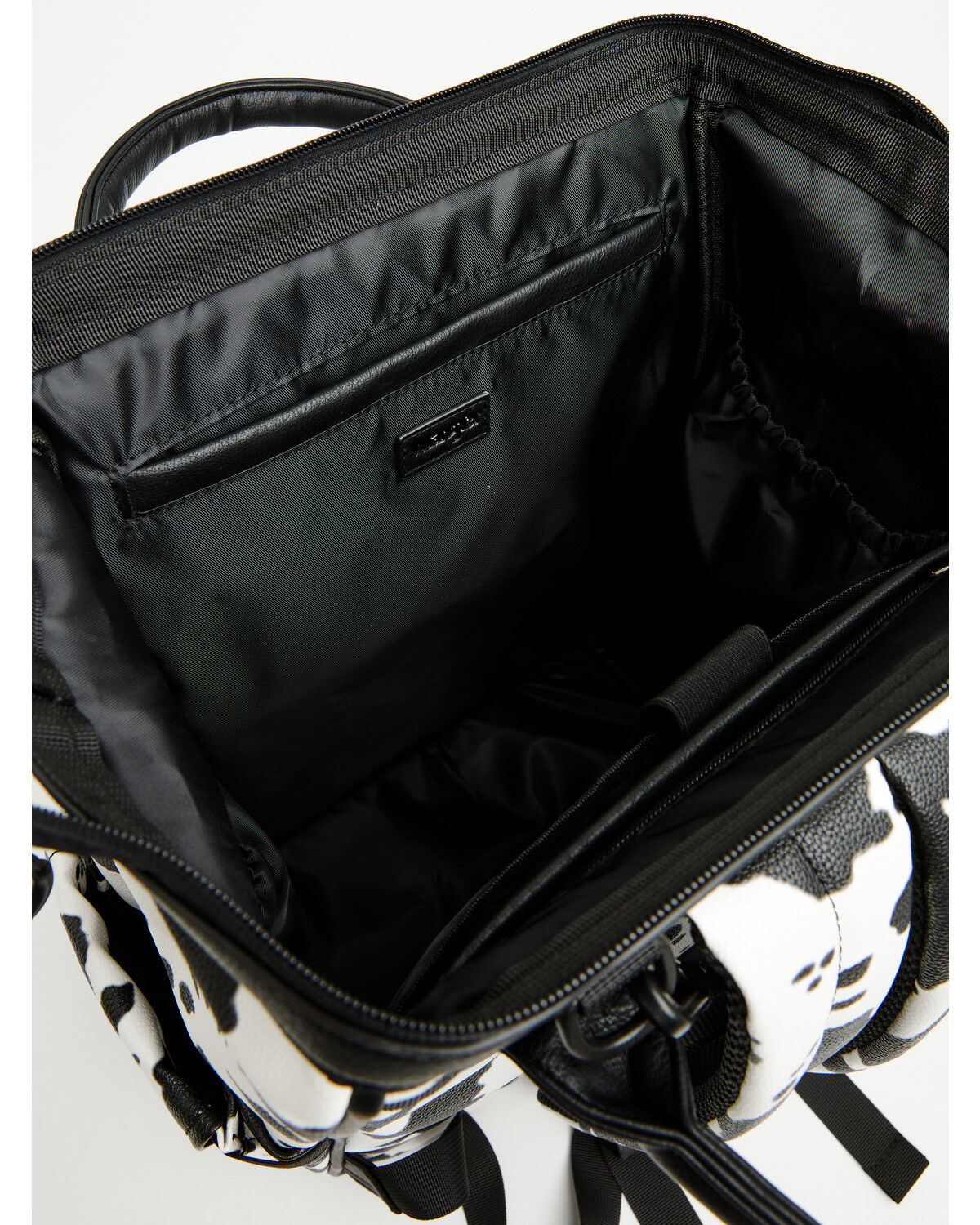 Image #3 - Wrangler Women's Cow Print Backpack, Black, hi-res
