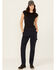 Image #1 - Lucky Brand Workwear Women's Canvas Carpenter Work Pants, Navy, hi-res