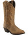 Image #1 - Laredo Women's Bridget Performance Western Boots - Round Toe, Tan, hi-res