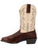 Image #3 - Durango Men's Westward Performance Western Boots - Square Toe , Chocolate, hi-res