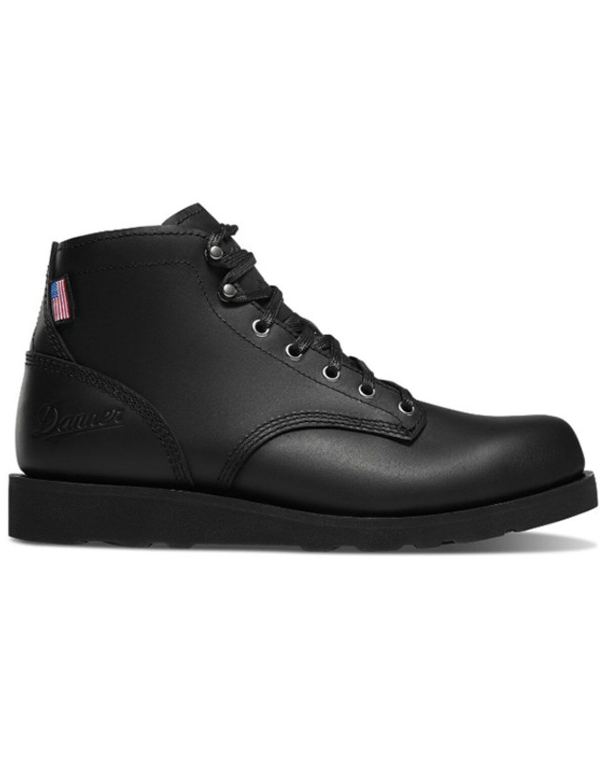 Image #2 - Danner Women's 6" Douglas GTX Waterpoof Work Boots - Soft Toe, Black, hi-res