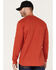 Image #4 - Cody James Men's FR Logo Long Sleeve Work T-Shirt, Red, hi-res
