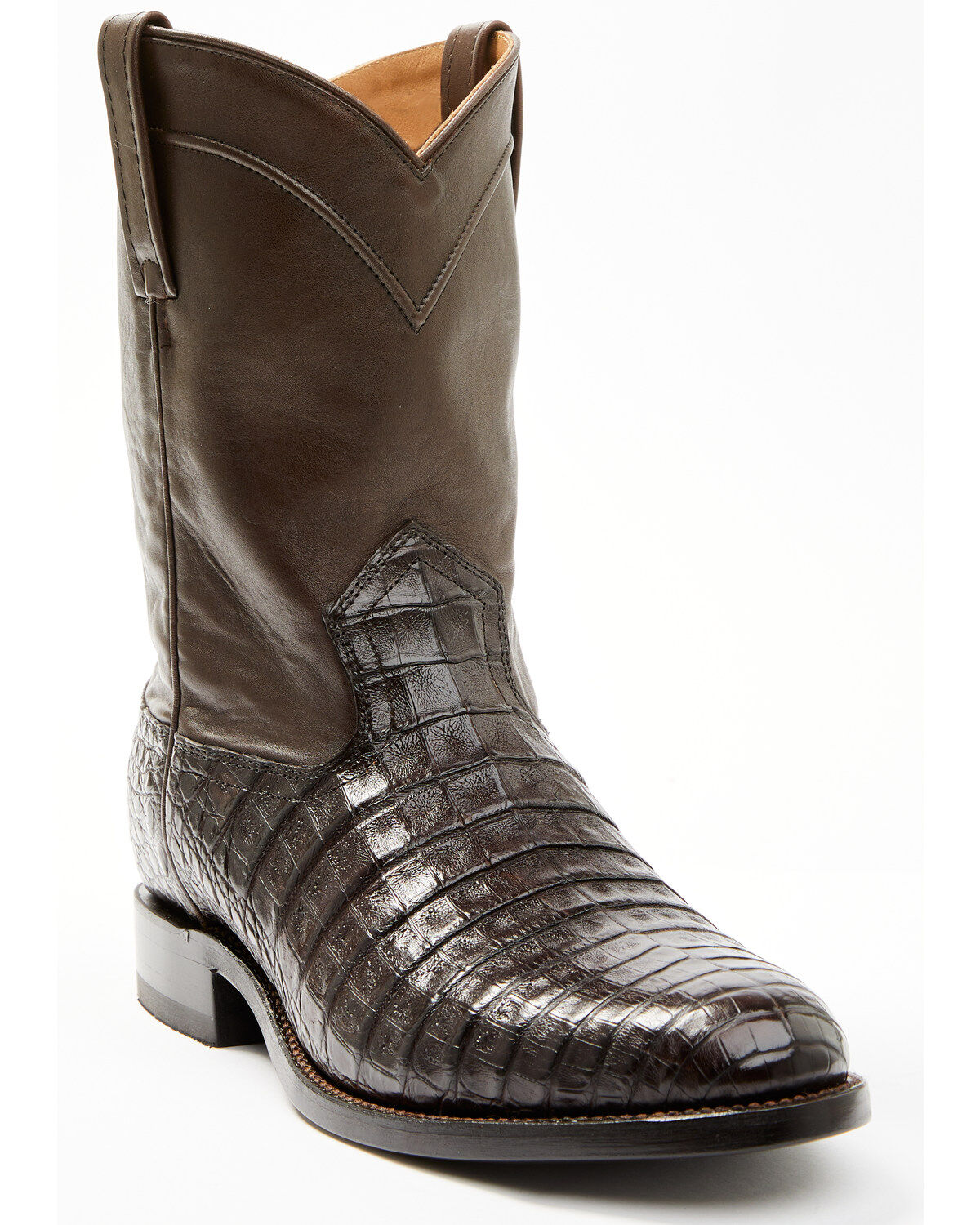 Cody James Black 1978&reg; Men's Carmen Exotic Caiman Belly Roper Boots - Round Toe, Brown, hi-res