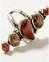 Image #2 - Shyanne Women's Desert Rose Antique Gemstone Statement Ring , Silver, hi-res