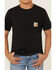 Image #3 - Carhartt Little Boys' Solid Short Sleeve Pocket T-Shirt , Black, hi-res