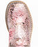 Image #6 - Shyanne Little Girls' Faux Leather Western Boots - Square Toe, Pink, hi-res