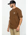 Image #3 - Carhartt Men's Loose Fit Heavyweight Logo Pocket Work T-Shirt - Big & Tall, Brown, hi-res