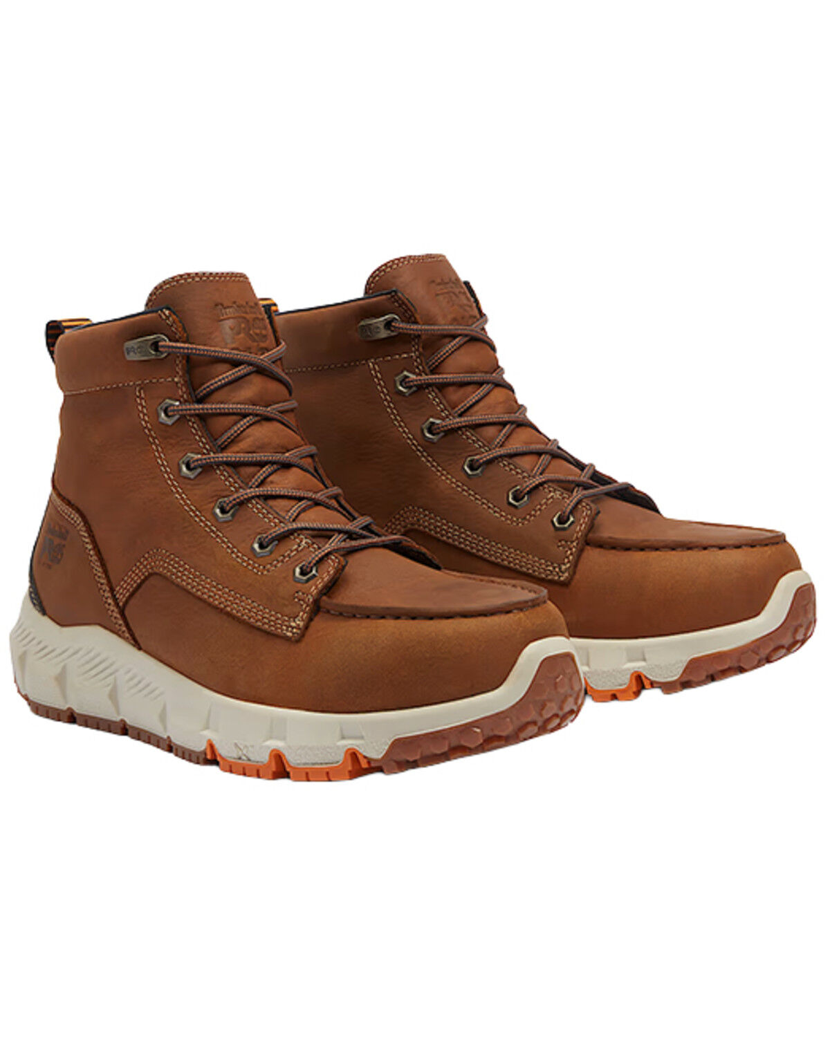 Image #1 - Timberland PRO Men's Tempe 6" Moc Work Boots - Alloy Toe, Lt Brown, hi-res