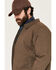 Image #2 - Ariat Men's Made Tough&reg; Flannel Lined Insulated Shop Jacket, Brown, hi-res