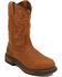 Image #1 - Rocky Men's Branson Roper Waterproof Western Boots, Distressed, hi-res