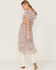 Image #3 - Sadie & Sage Women's Floral Cut-Out Midi Dress, Lavender, hi-res