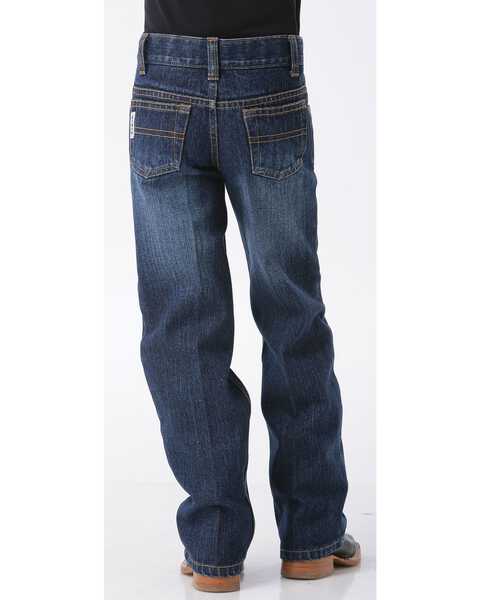 Image #1 - Cinch Boys' White Label Demin Straight Leg Jeans - 8-18, Denim, hi-res