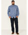 Image #1 - Carhartt Men's FR Force Lightweight Performance Woven Long Sleeve Work Shirt, Steel Blue, hi-res