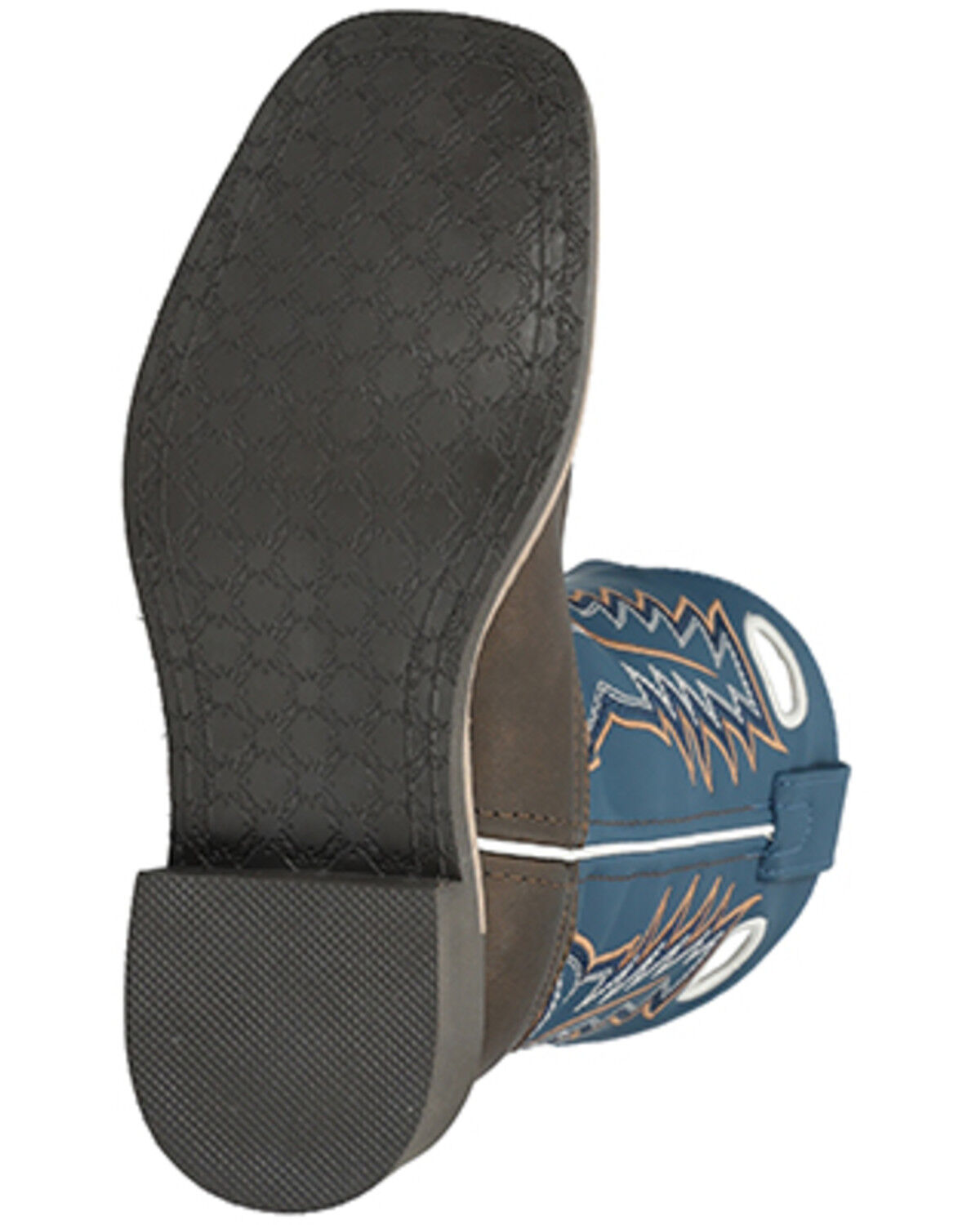 Image #7 - Smoky Mountain Little Boys' El Paso Western Boots - Broad Square Toe, Dark Brown, hi-res