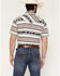 Image #4 - Cody James Indian Summer Southwestern Print Short Sleeve Snap Western Shirt, Ivory, hi-res
