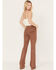 Image #3 - Idyllwind Women's Cowan Gypsy High Rise Coated Bootcut Jeans, Brown, hi-res