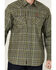 Image #3 - Ariat Men's FR Sawtooth Retro Plaid Print Long Sleeve Snap Work Shirt, Green, hi-res