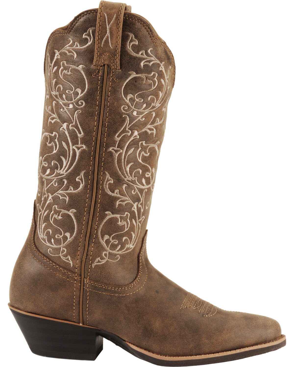 Image #2 - Twisted X Women's Fancy Stitched Western Performance Boots - Round Toe, Bomber, hi-res