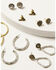 Image #3 - Shyanne Women's Sierra Winter Longhorn Earring Set - 6 Piece, Multi, hi-res