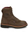 Image #2 - Justin Men's Rivot Lace-Up Work Boots - Soft Toe , Brown, hi-res