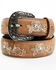 Image #1 - Shyanne Girls' Little Lasy Floral Western Belt, Brown, hi-res