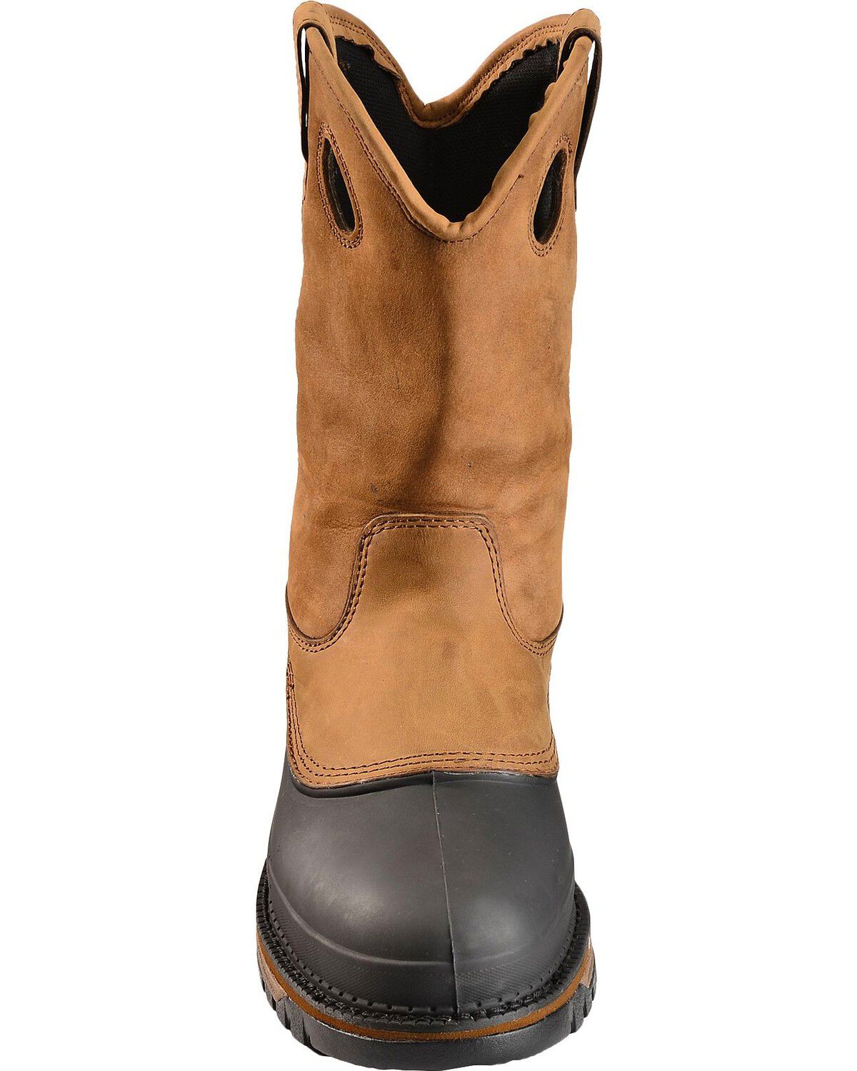 Image #4 - Georgia Men's Muddog Steel Toe Wellington Boots, Brown, hi-res
