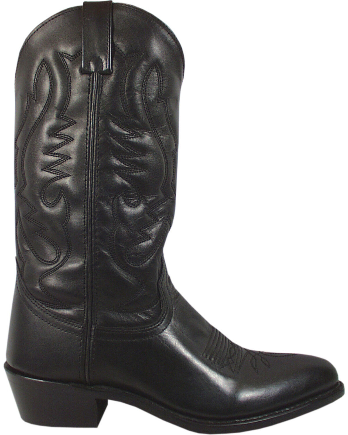Smoky Mountain Men's Denver Western Boots - Round Toe, Black, hi-res
