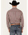 Image #4 - RANK 45&reg; Men's Pattison Southwestern Striped Print Long Sleeve Button-Down Western Shirt, Cream, hi-res