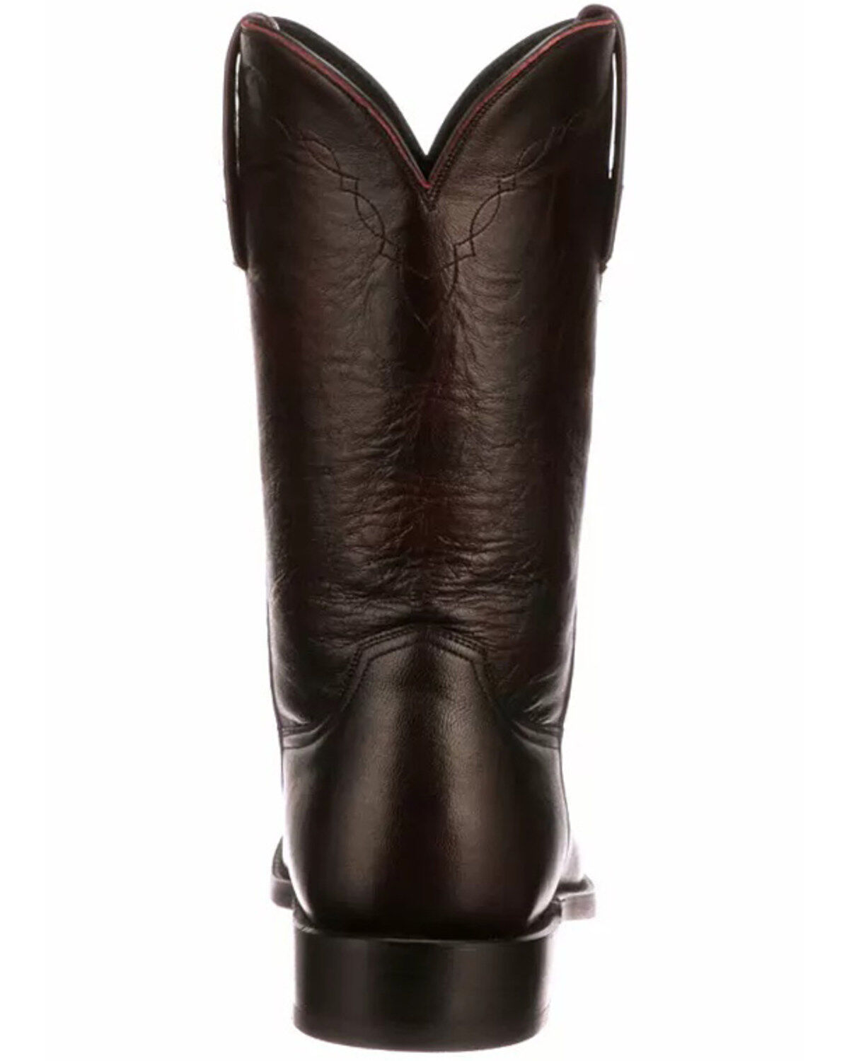 Image #4 - Lucchese Men's Majestic Roper Western Boots - Round Toe, Black Cherry, hi-res