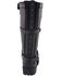 Image #4 - Milwaukee Leather Women&rsquo;s Jane Combat Style Harness Motorcycle Boots - Round Toe, Black, hi-res